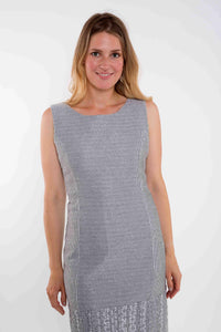 Sequinned Sleeveles Dress