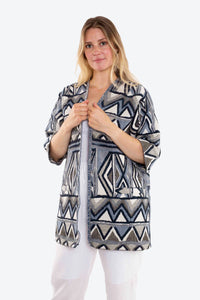 Geometric Jacquard Jacket