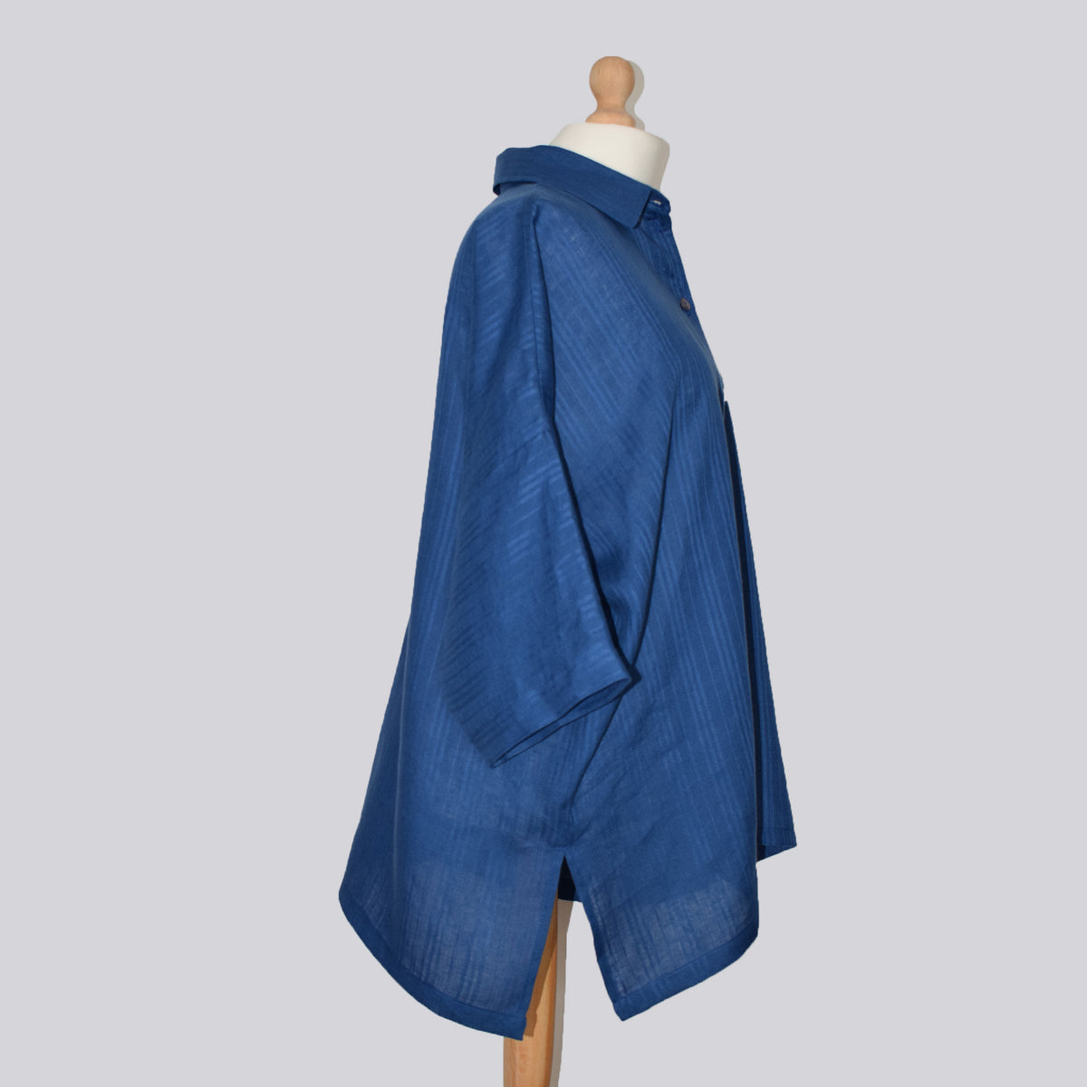 Royal Blue Linen shirt