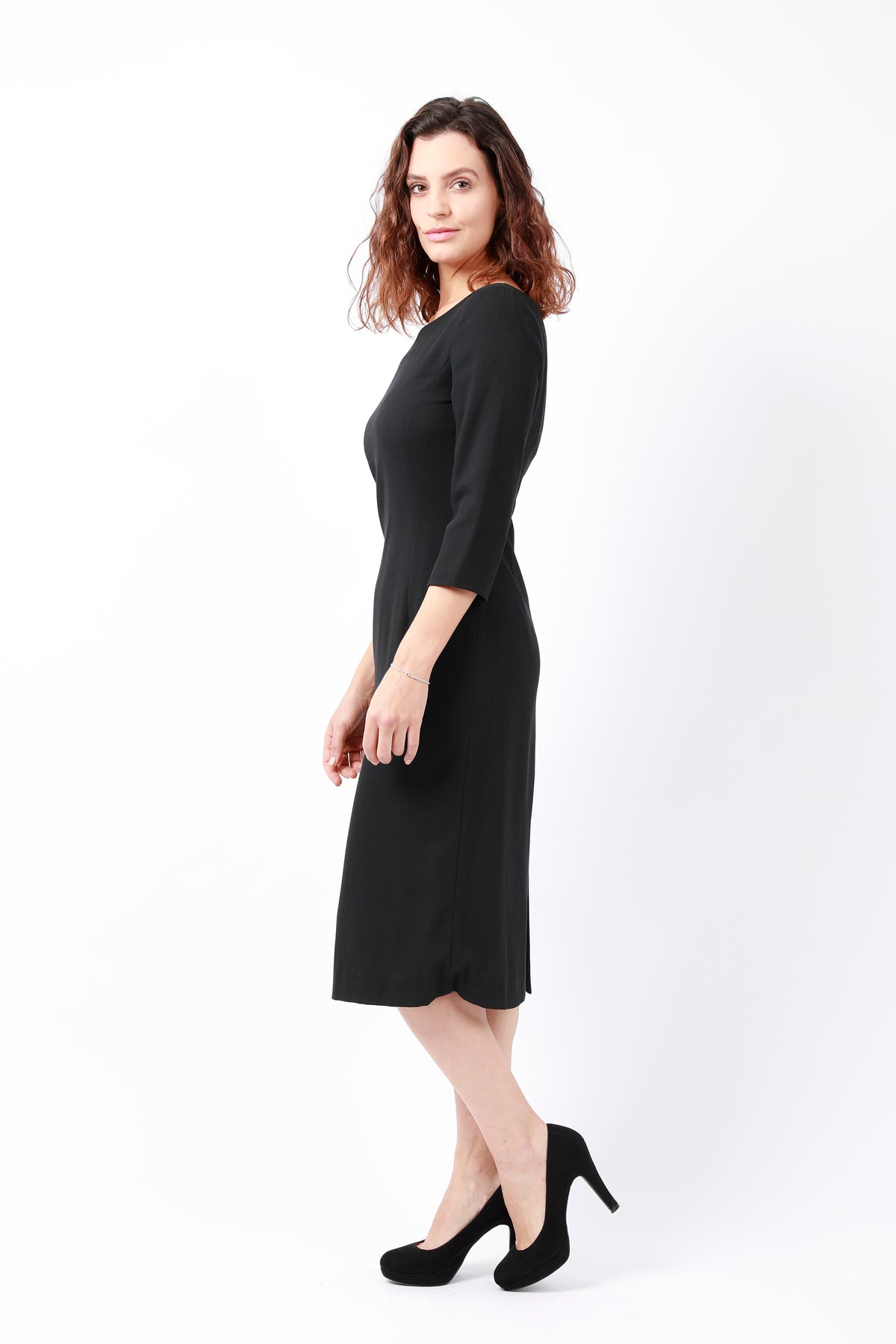 Black Crepe Dress