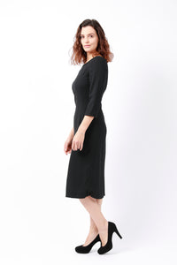 Black Crepe Dress