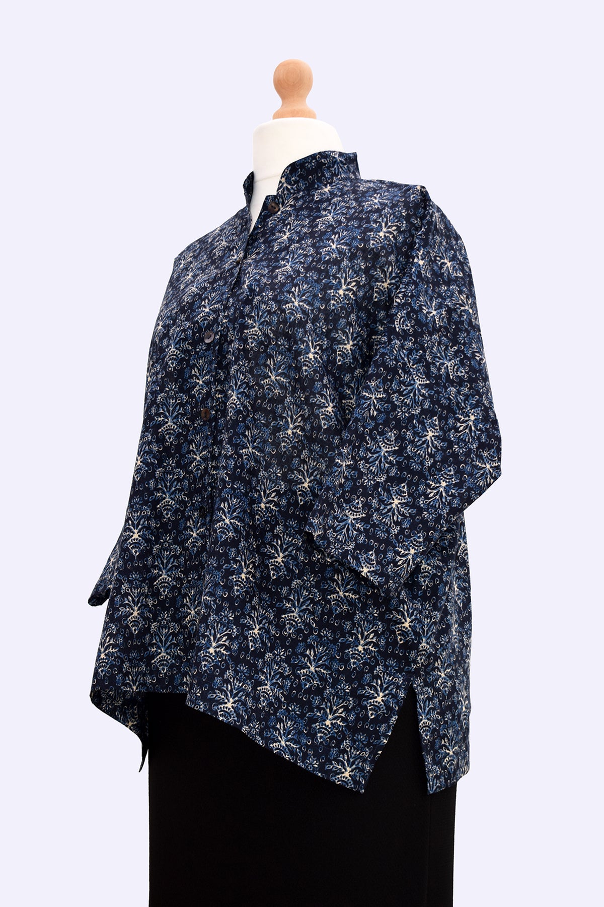 Oyster-Bouquet Floral Print