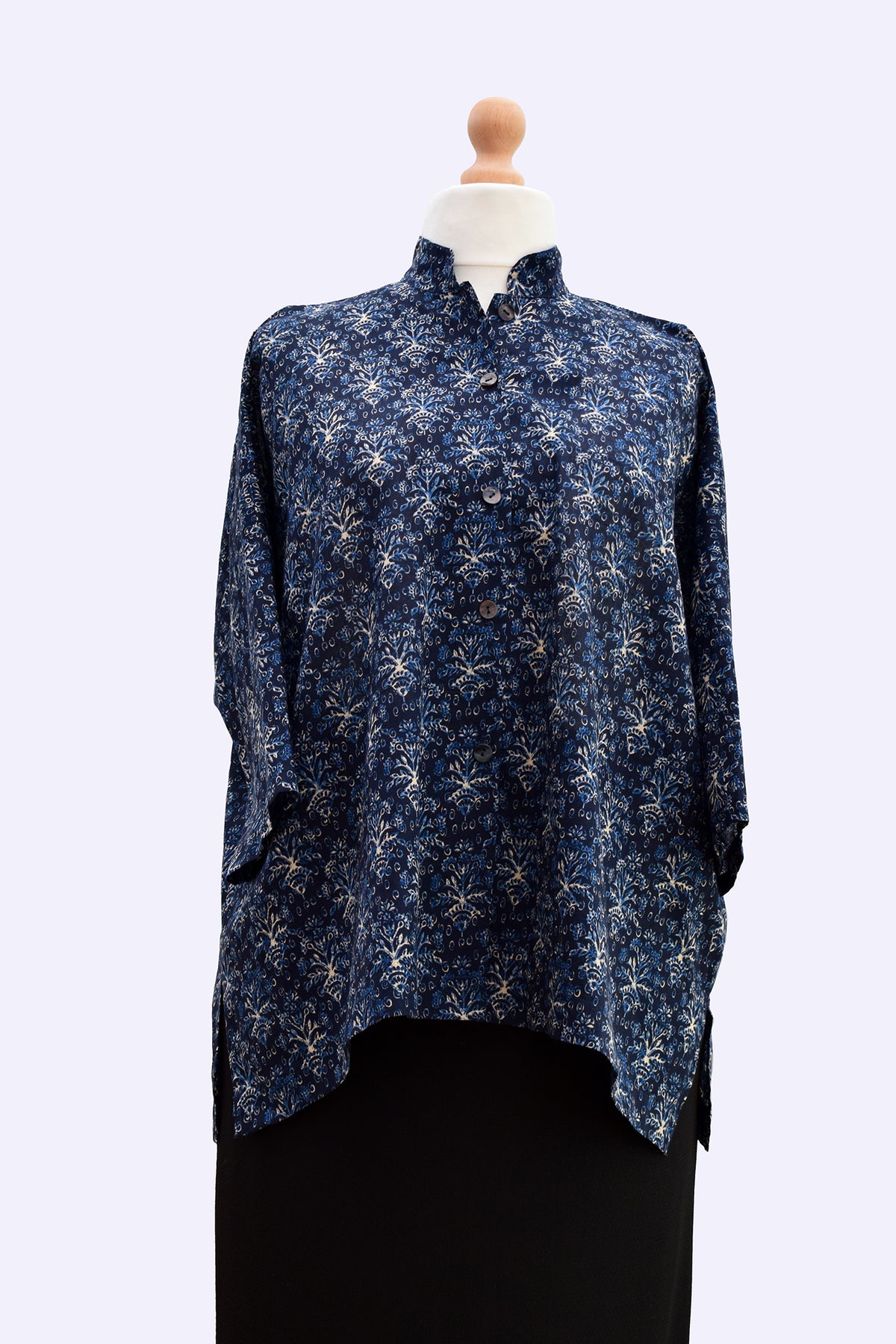 Oyster-Bouquet Floral Print