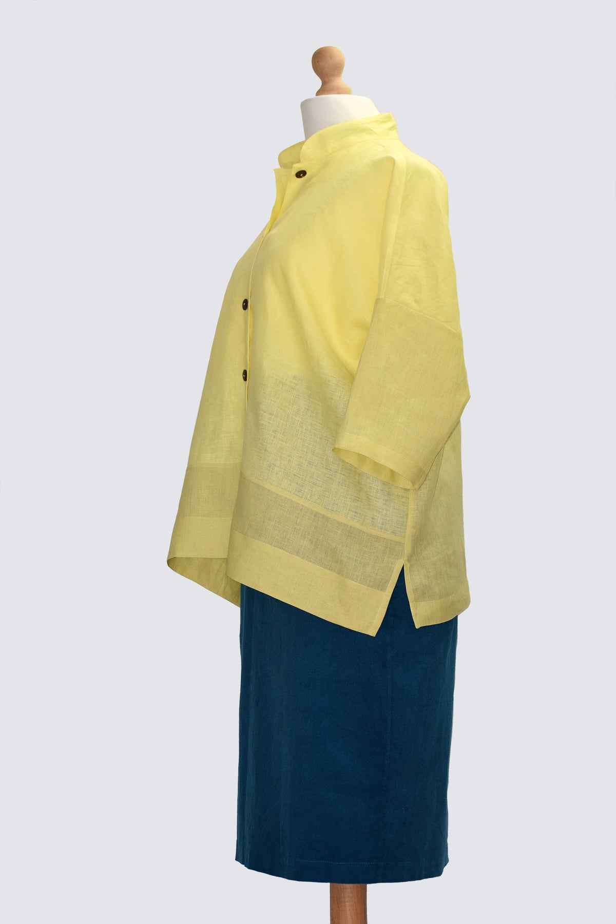 Panelled Linen Shirt