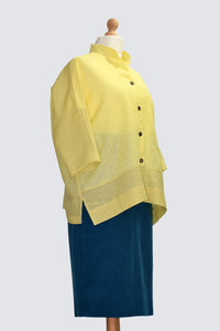 Panelled Linen Shirt