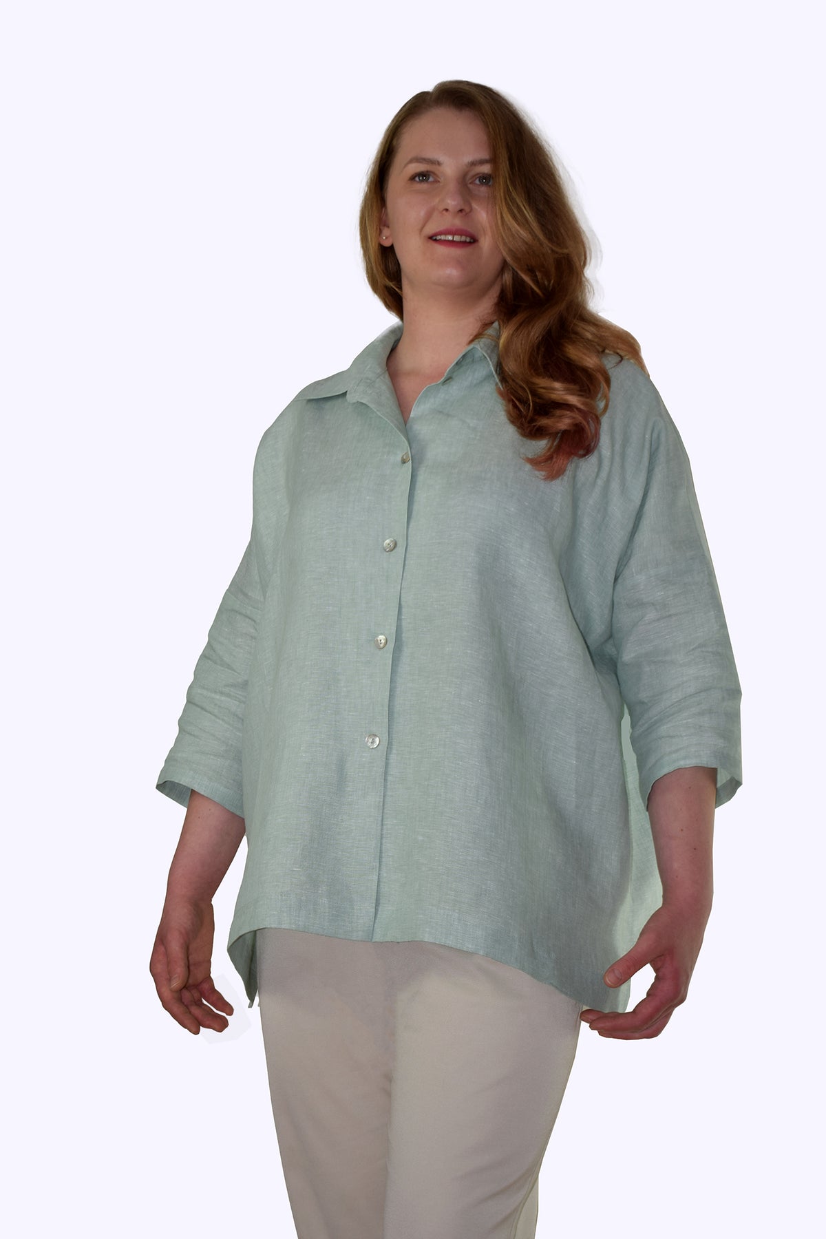 Light Green Linen Shirt