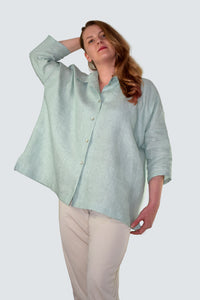 Light Green Linen Shirt