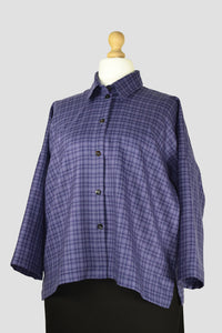 Long sleeve wool shirt