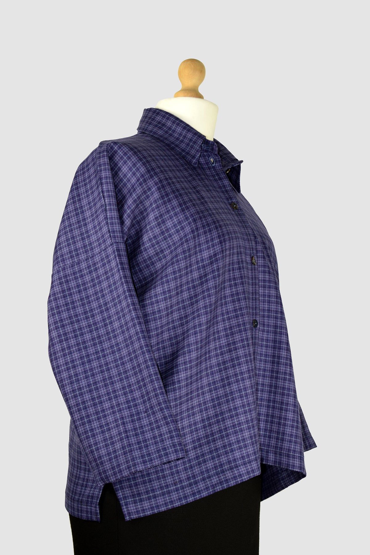 Long sleeve wool shirt