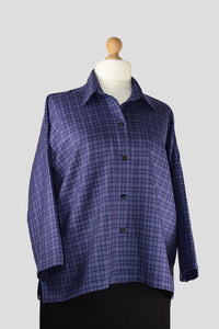 Long sleeve wool shirt