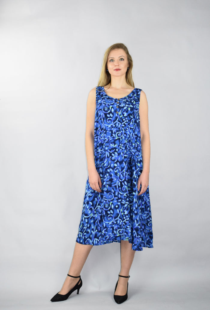 Sleeveless  printed summer dress