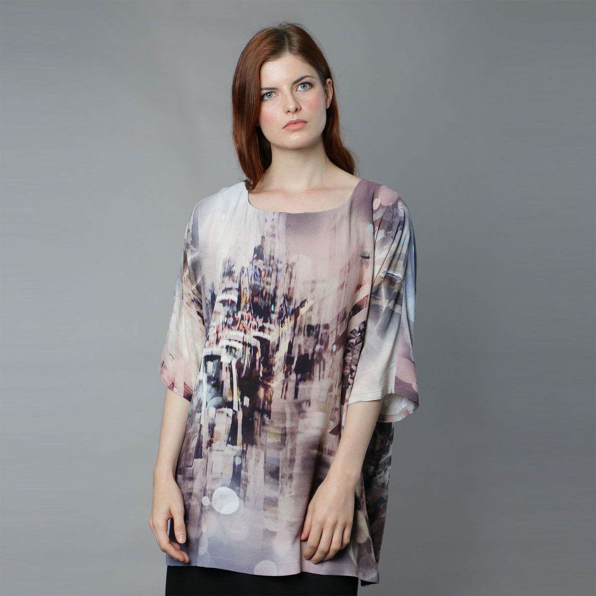 SOFT PINK PRINTED TOP