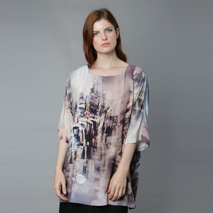 SOFT PINK PRINTED TOP