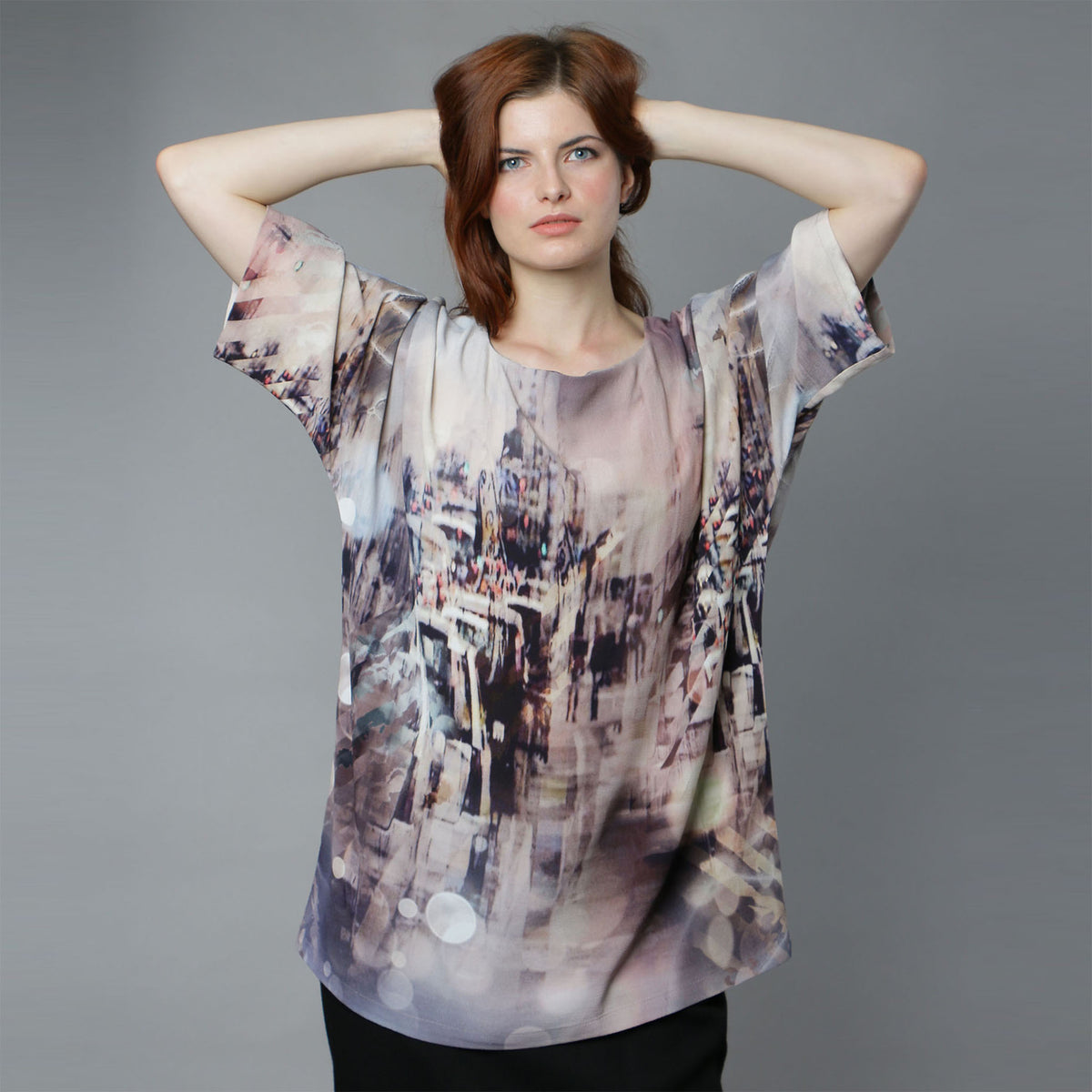 SOFT PINK PRINTED TOP