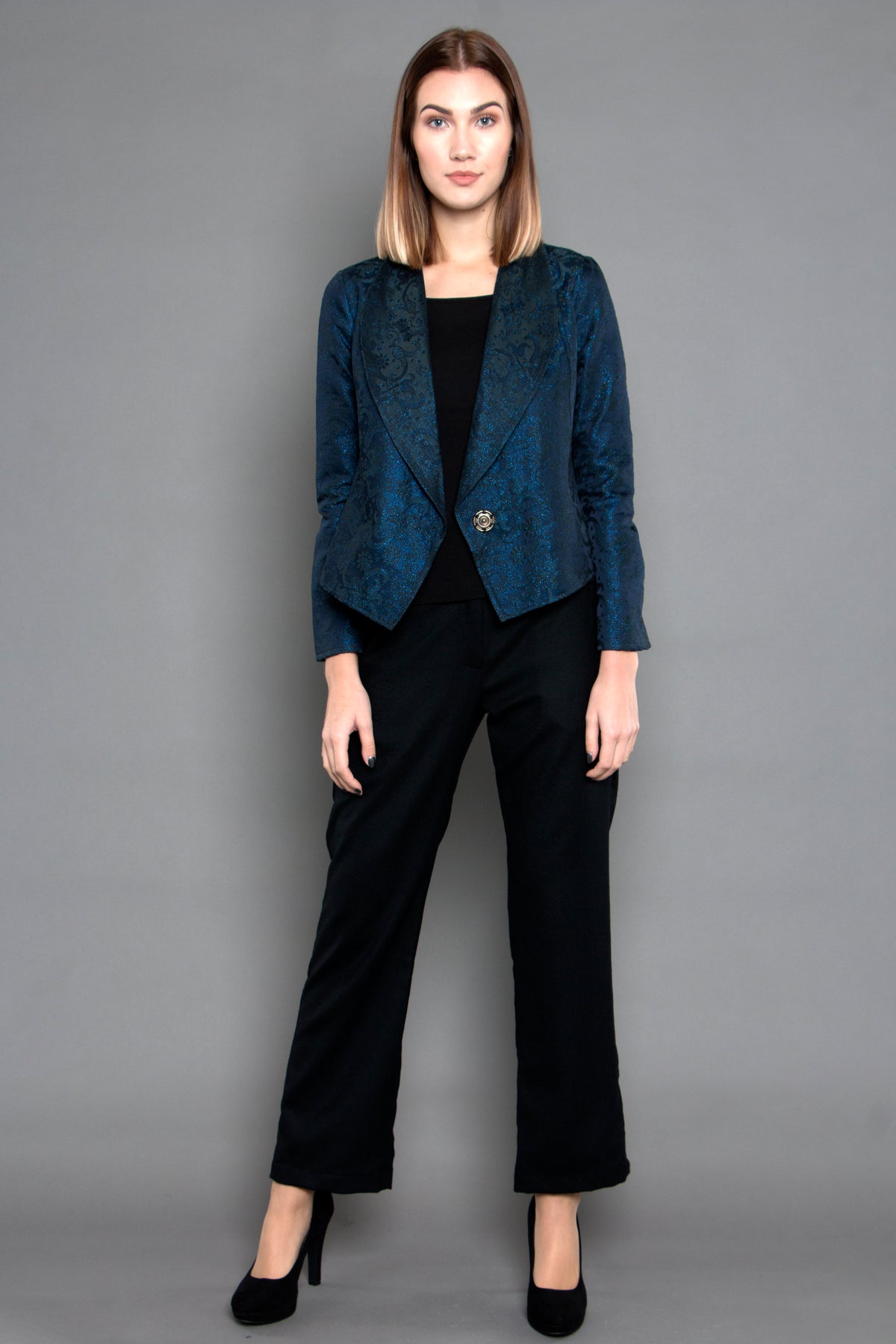 Shimmer Paisley Jacket