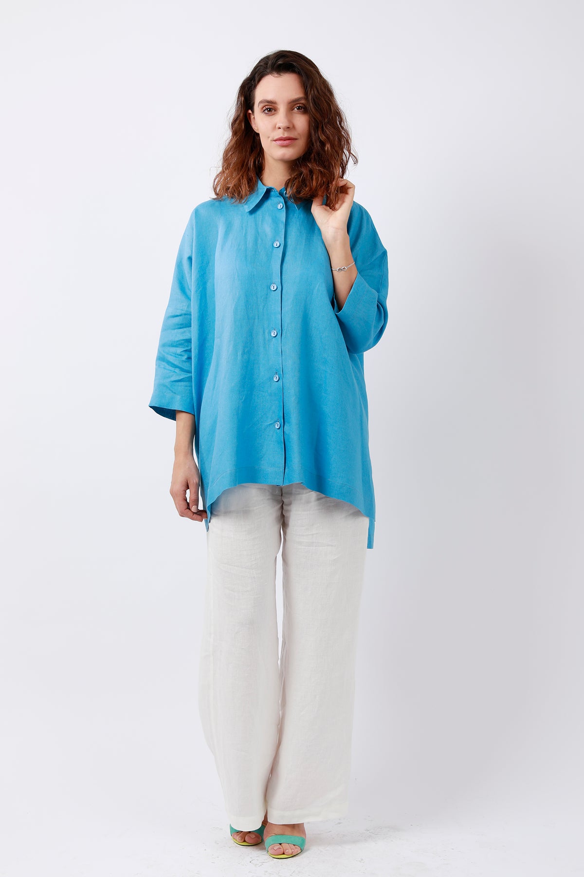 Light Blue Linen Shirt