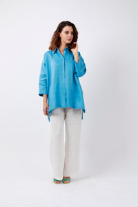 Light Blue Linen Shirt