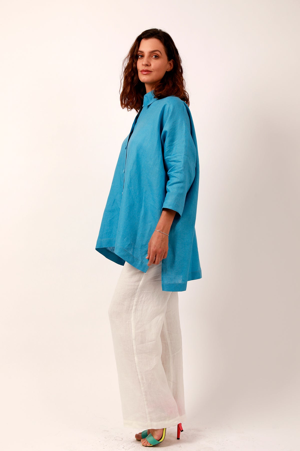 Light Blue Linen Shirt