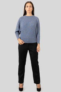 Fine Alpaca Sweater Blue