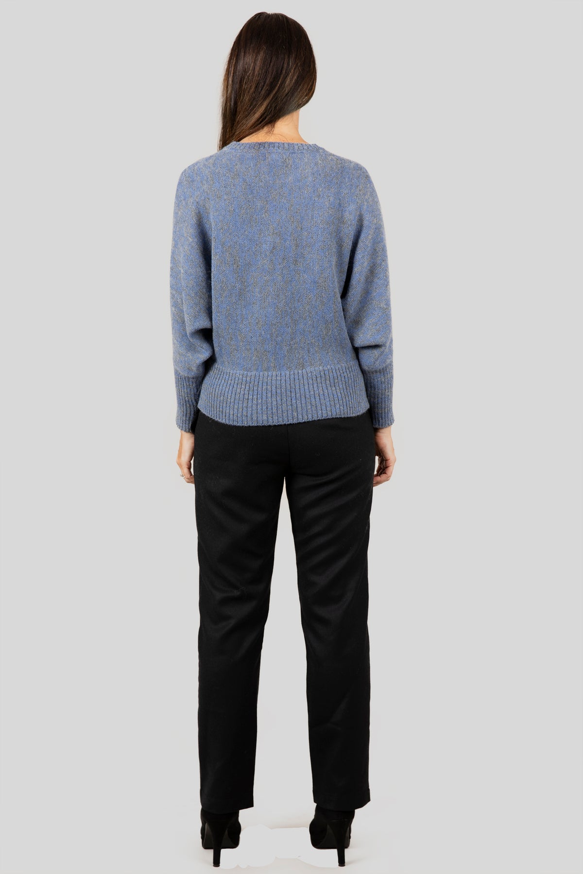 Fine Alpaca Sweater Blue