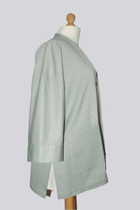 Light Aqua Grey Summer Jacket