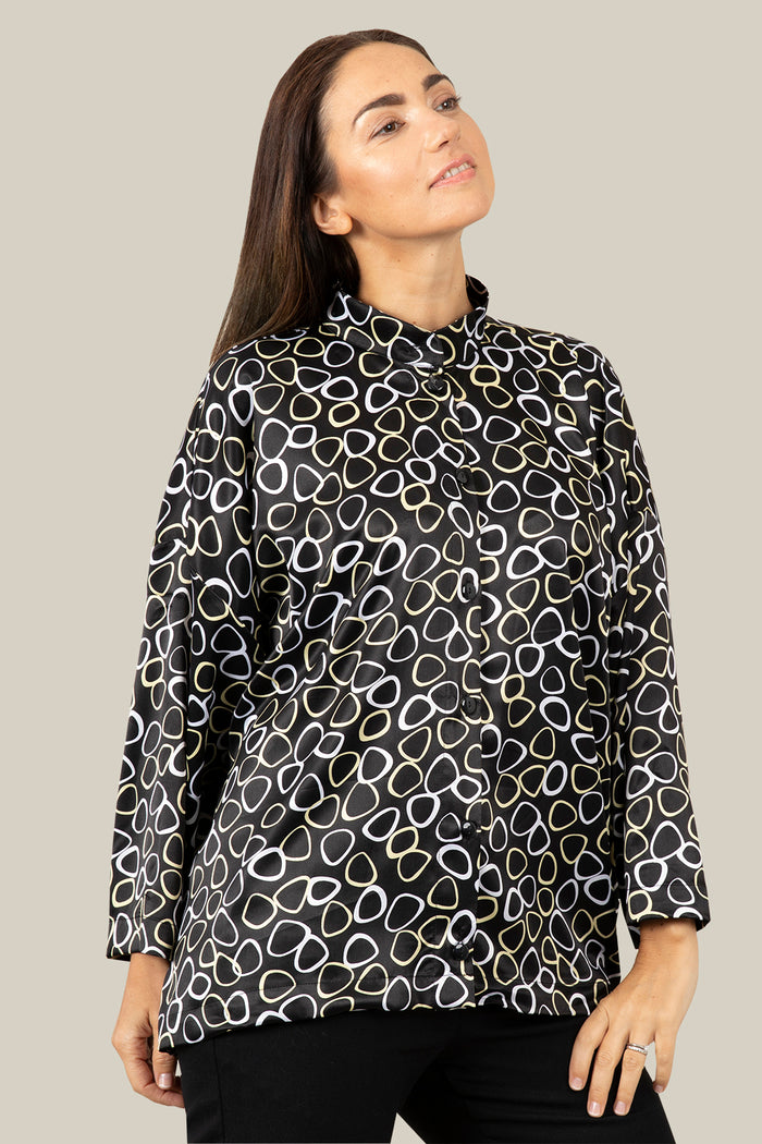 Golden Printed Rings Shirt