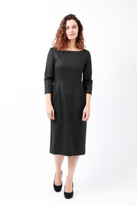 Wool Charcoal Dress