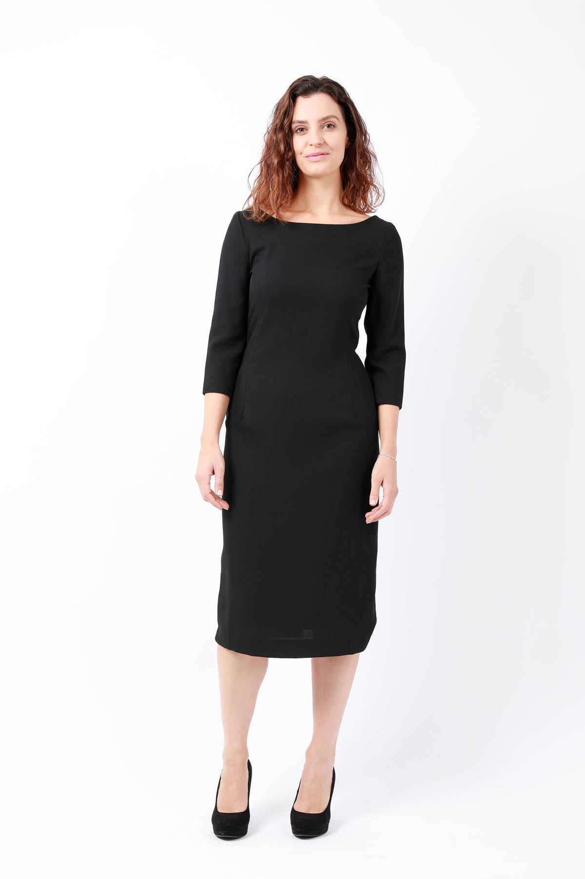 Black Crepe Dress