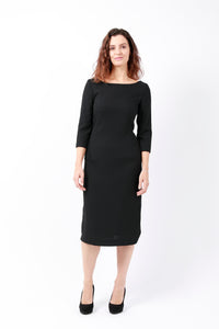 Black Crepe Dress