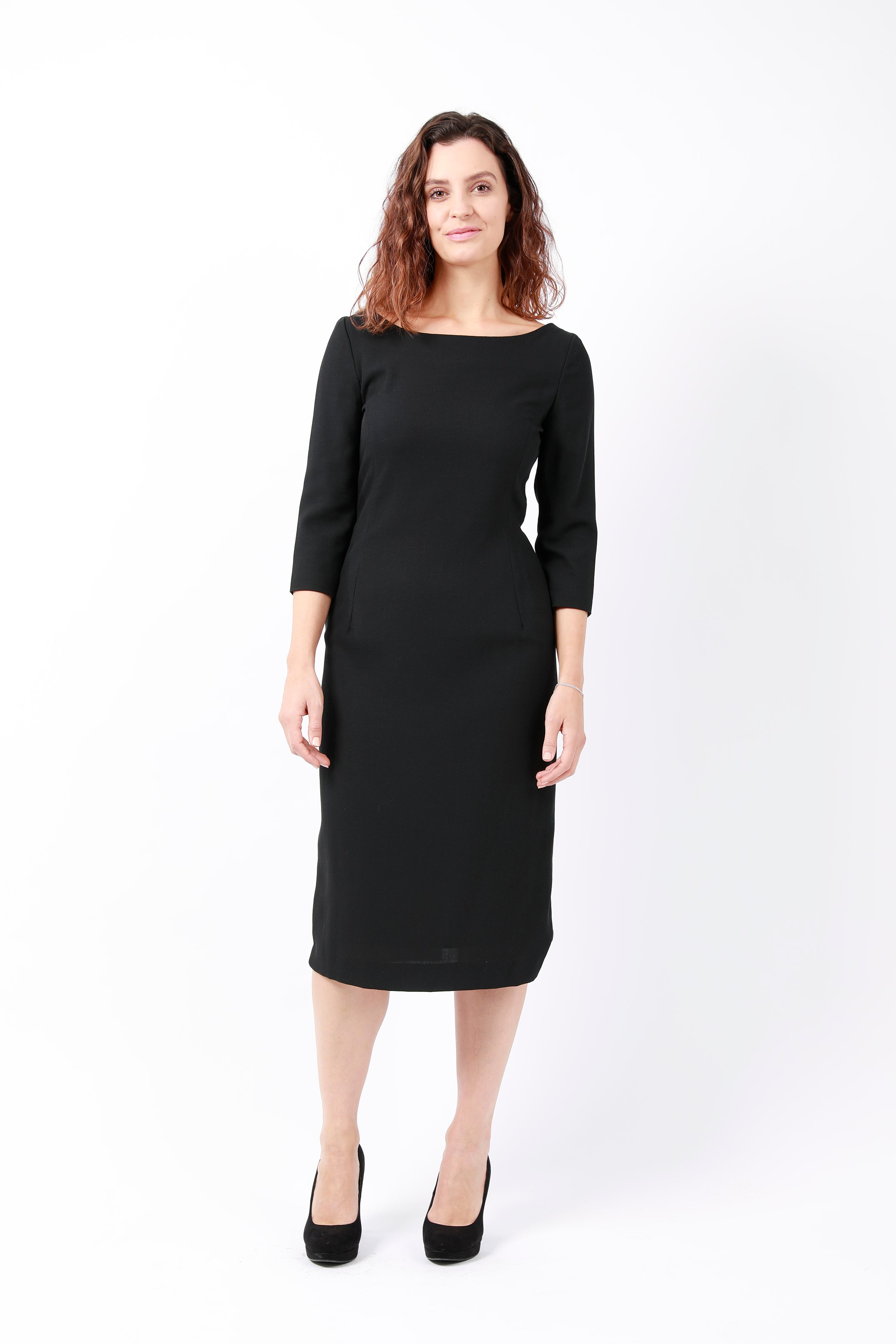 Black Crepe Dress