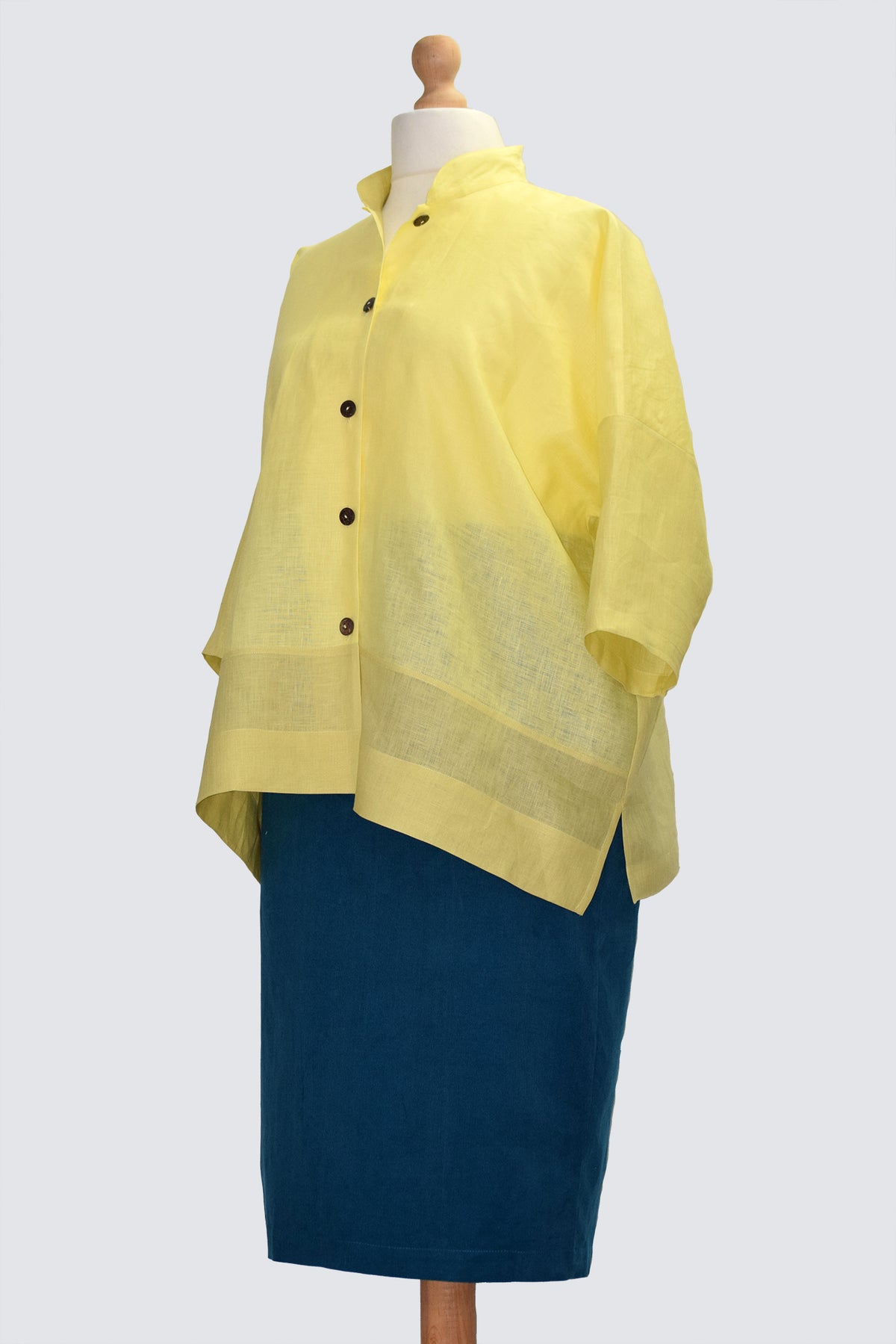 Panelled Linen Shirt